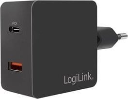 Ładowarka LogiLink 1x USB-A 1x USB-C  (PA0220) 1