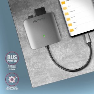 Czytnik Axagon Czytnik kart SUPERSPEED CRE-S3C, USB-C 3.2 Gen 1 6