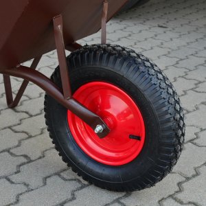 AWTools Taczka budowlana 110L/2,0mm brązowa 2