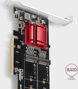 Kontroler Axagon PCI-Express PCEM2-ND 5