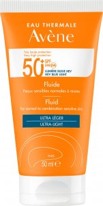 Pierre Fabre Avene, Bardzo wysoka ochrona Fluid SPF 50+, 50 ml - Długi termin ważności! 1