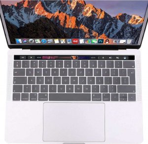 Alogy Nakładka ochronna silikonowa na klawiaturę do Apple Macbook Pro 13/15 A1707/A1990/A1989/A2159 Przezroczysta uniwersalny 4