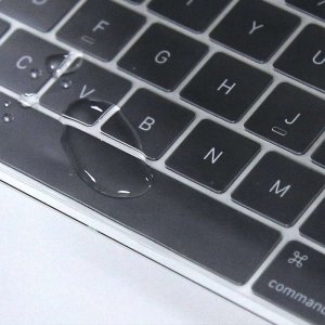 Alogy Nakładka ochronna silikonowa na klawiaturę do Apple Macbook Pro 13/15 A1707/A1990/A1989/A2159 Przezroczysta uniwersalny 6