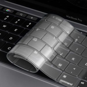 Alogy Nakładka ochronna silikonowa na klawiaturę do Apple Macbook Pro 13/15 A1707/A1990/A1989/A2159 Przezroczysta uniwersalny 8