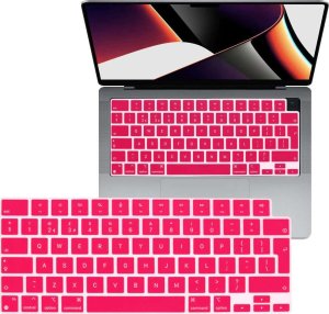 Etui Alogy Alogy Nakładka ochronna silikonowa na klawiaturę do Apple Macbook Pro 14/16 M1 2021 A2442/A2485 Przezroczysta uniwersalny 1