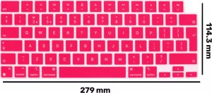 Etui Alogy Nakładka ochronna silikonowa na klawiaturę do Apple Macbook Pro 14/16 M1 2021 A2442/A2485 Przezroczysta uniwersalny 8