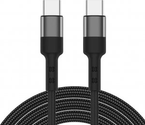 Kabel USB Alogy USB-C - USB-C 2 m Czarny 1