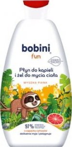 JBL BOBINI Fun Płyn do kąpieli i żel do mycia Wysoka piana o zapachu cytrusów 500ml  [103|24] 1