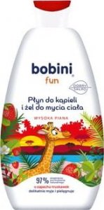 JBL BOBINI Fun Płyn do kąpieli i żel do mycia Wysoka piana o zapachu truskawek 500ml  [103|24] 1