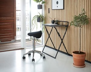 Biurko Jysk Biurko IKAST składane czarne 3