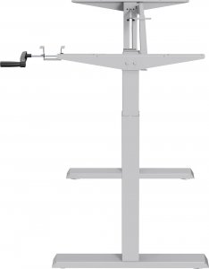 Ergo Office Biurko ręczna regulacja wys. Ergo Office, max 70 kg, max wys 130cm, bez blatu do pracy stojąco siedzącej, białe, ER-402 W 5