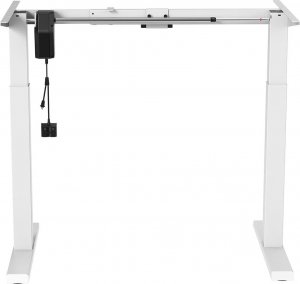 Ergo Office Biurko elektryczne regulacja wys. Ergo Office, max wys 123cm, max - 70 kg, bez blatu do pracy stojąco siedzącej, białe, ER-403W 3