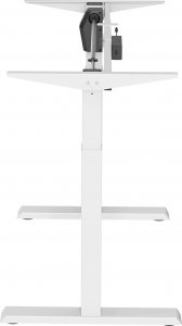 Ergo Office Biurko elektryczne regulacja wys. Ergo Office, max wys 123cm, max - 70 kg, bez blatu do pracy stojąco siedzącej, białe, ER-403W 5