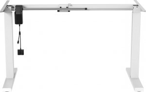 Ergo Office Biurko elektryczne regulacja wys. Ergo Office, max wys 123cm, max - 70 kg, bez blatu do pracy stojąco siedzącej, białe, ER-403W 9
