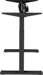 Ergo Office Biurko elektryczne regulacja wys. Ergo Office, max wys 123cm, max - 70 kg, bez blatu do pracy stojąco siedzącej, czarne, ER-403B 3