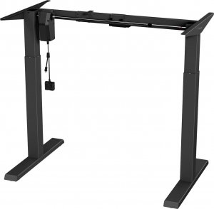 Ergo Office Biurko elektryczne regulacja wys. Ergo Office, max wys 123cm, max - 70 kg, bez blatu do pracy stojąco siedzącej, czarne, ER-403B 5