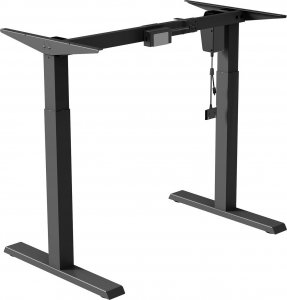 Ergo Office Biurko elektryczne regulacja wys. Ergo Office, max wys 123cm, max - 70 kg, bez blatu do pracy stojąco siedzącej, czarne, ER-403B 7