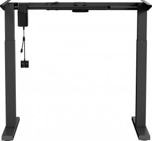 Ergo Office Biurko elektryczne regulacja wys. Ergo Office, max wys 123cm, max - 70 kg, bez blatu do pracy stojąco siedzącej, czarne, ER-403B 9