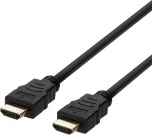 Kabel Deltaco HDMI - HDMI 2m czarny (HU-20) 1