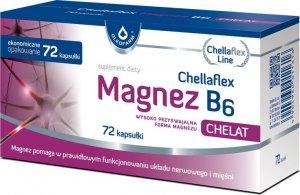 Oleofarm Chellaflex Magnez B6 72 kapsułki - Długi termin ważności! 1