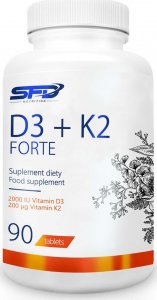 SFD D3 + K2 Forte, 90 tabletek - Długi termin ważności! 1