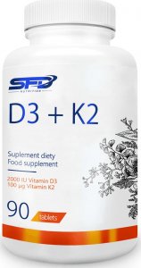 SFD D3 + K2, 90 tabletek - Długi termin ważności! 1