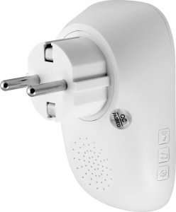 Eura Dzwonek bezprzewodowy EURA WDP-91H2 SOUL z gniazdem ~230v - bezbateryjny, możliwość rozbudowy, schuko 3