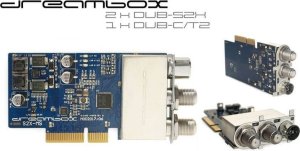 Dream Multimedia Dream Multimedia Triple 2x DVB-S2 / 1x DVB-C  T2 MultiStream Tuner 4