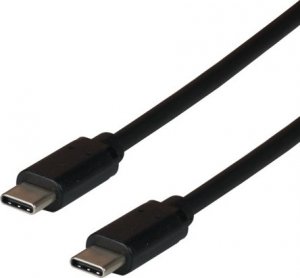 Kabel USB EFB USB-C - USB-C 0.5 m Czarny (EBUSBC-USB20CK.0,5) 1