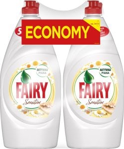 Fairy Płyn do mycia naczyń rumianek z witaminą 2x900ml 1