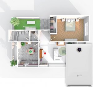 Oczyszczacz powietrza Ezviz EZVIZ UV-C Oczyszczacz powietrza z filtrem HEPA 3