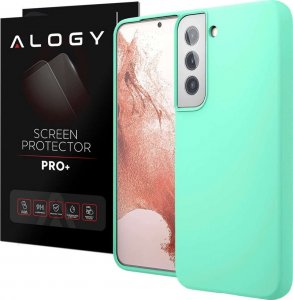 Alogy Etui ochronne do telefonu Alogy Thin Soft Case do Samsung Galaxy S22 Plus Turkusowe + Szkło 1
