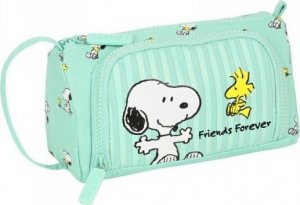 Piórnik Snoopy Etui szkolne z akcesoriami Snoopy Friends forever Mięta (32 Części) 1