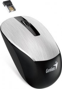 Mysz Genius Genius Mysz NX-7015, 1600DPI, 2.4 [GHz], optyczna, 3kl., bezprzewodowa USB, srebrna, AA 1