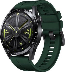 Huawei HUAWEI PASEK SILIKONOWY OPASKA BRANSOLETA DO ZEGARKA SMARTWATCH HUAWEI WATCH GT 3 46MM CIEMNOZIELONY standard 1