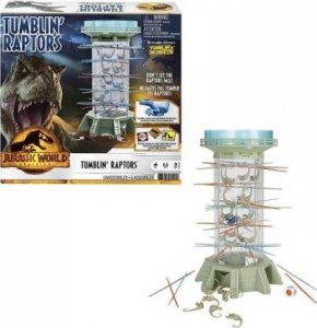 Mattel Gra Planszowa Mattel Tumblin' Raptors Jurassic World 1