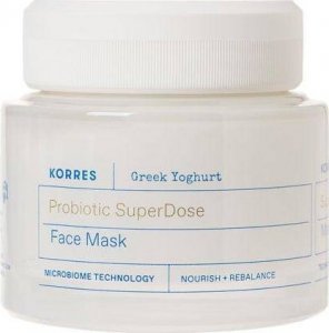 Korres Greek Yoghurt Probiotic Super Dose Face Mask nawilżająca maseczka do twarzy 100ml 1