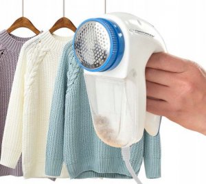 Golarka do ubrań Esperanza Golarka do ubrań sieciowa ECS006 Pappus biało-niebieska 4