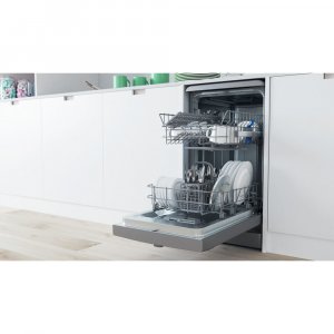 Zmywarka Indesit INDESIT Dishwasher DSFE 1B10 S Free standing, Width 45 cm, Number of place settings 10, Number of programs 6, Energy efficiency 9