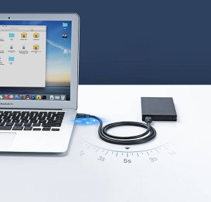 Kabel USB Ugreen USB-A - USB-A 3 m Czarny (90576) 12