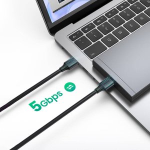 Kabel USB Ugreen USB-A - USB-A 3 m Czarny (90576) 6