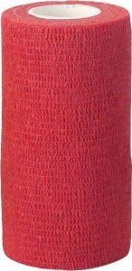 Kerbl Kerbl Samoprzylepny bandaż EquiLastic, 5 cm, czerwony 1