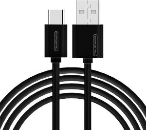 Kabel USB Somostel USB-A - USB-C 1.2 m Czarny (27229) 1
