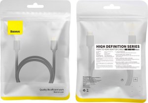 Kabel Baseus HDMI - HDMI 1.5m czarny (WKGQ030201) 7