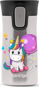 Contigo Kubek termiczny Contigo Pinnacle 300ml z nadrukiem - Unicorn Baloon, stalowy 1