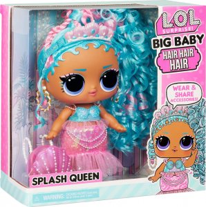 MGA L.O.L. Surprise! Big Baby Hair duża lalka Splash Queen 1