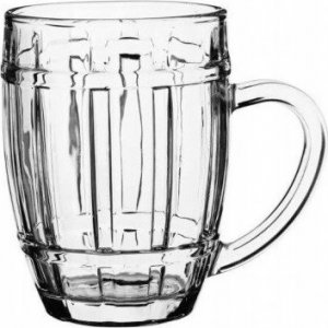 Galicja Kufel do piwa szklany z uchem 520 ml 1