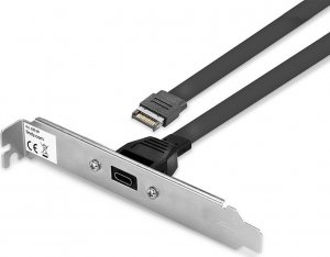 Kabel USB Lindy USB-C - USB-C 0.45 m Czarny (33118) 2