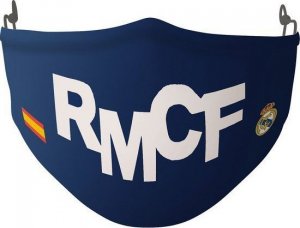 Real Madrid Maska higieniczna materiałowa wielokrotnego użytku Real Madrid C.F. Dziecięcy Niebieski Biały 1