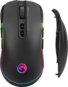 Mysz MW Marvo Mysz G942, 10000DPI, optyczna, 10kl., przewodowa USB, czarna, do gry, podświetlenie RGB 5